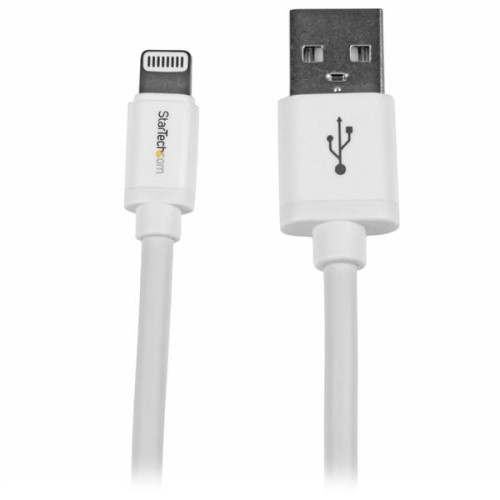 Startech Long White Apple 8-pin Lightning Connector to USB Cable