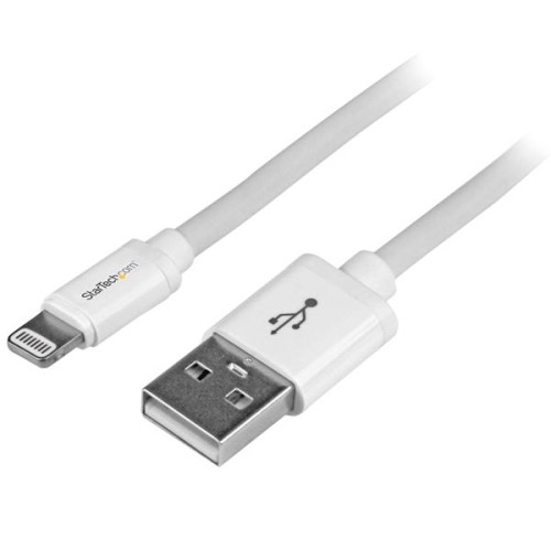 Startech Long White Apple 8-pin Lightning Connector to USB Cable