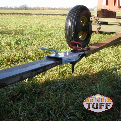 Field Tuff FTF-01FBMA 4" Ball Mount Hitch Adapter for Forklift and Tractor Forks