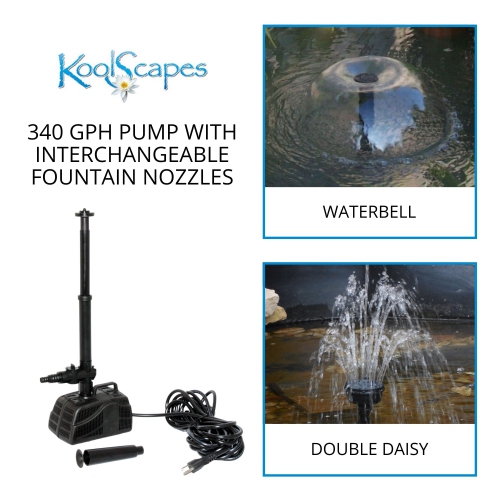 Koolatron KSPK-400SL 400 Gallon Pond Kit with Lighting