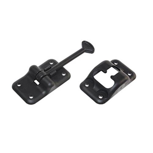 RV DESIGNER  E232 3.25 In. T-Style Door Holder In Black