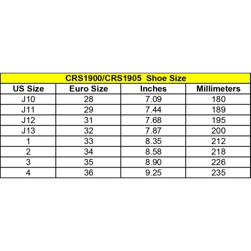 Chicago Skates CRS1900J10 Girls Rink Skate Size J10 - White