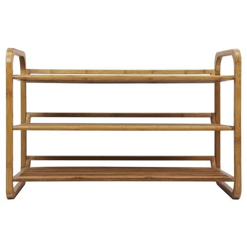 Oceanstar SR1231 Bamboo Shoe Rack - 3 Tier