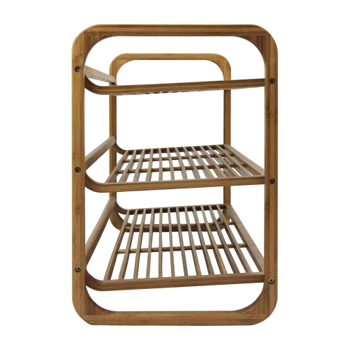 Oceanstar SR1231 Bamboo Shoe Rack - 3 Tier