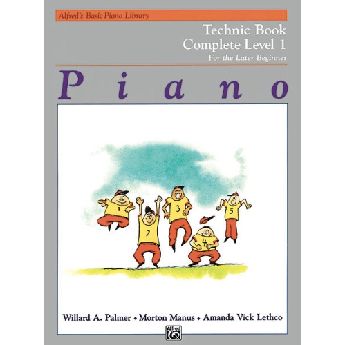 Alfred 00-2459 Basic Piano Course- Technic Book Complete 1- 1A-1B - Music Book