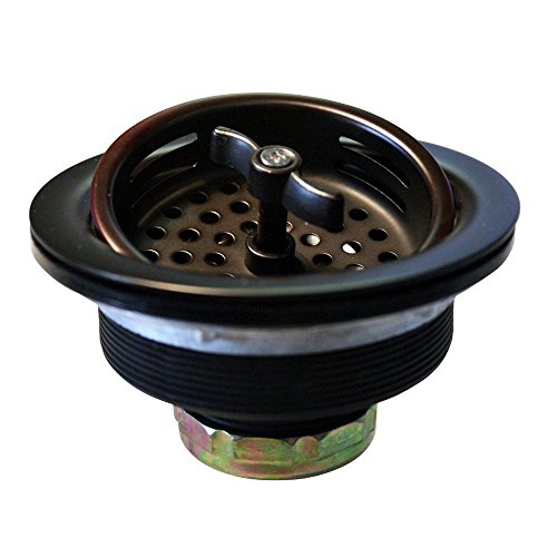 WESTBRASS  D213-12 3.5 In. Wing Nut Basket Strainer In Oil Rubbed Bronze