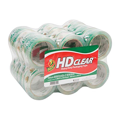 Henkel 393730 Heavy-Duty Carton Packaging Tape 1.88 in. x 55 yards Clear 24-Pack