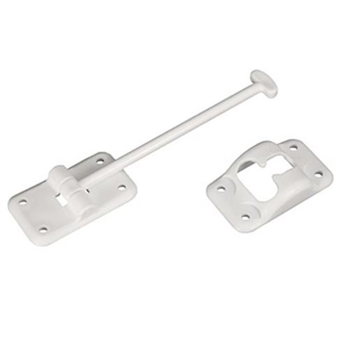 RV DESIGNER  E235 6 In. T-Style Door Holder In White