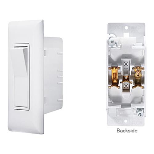 RV DESIGNER  S841 Touch Switch With Cover Plate In White