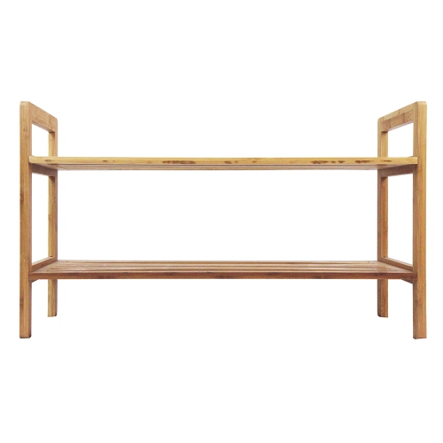 Oceanstar SR1309 Oceanstar 2 Tier Bamboo Shoe Rack