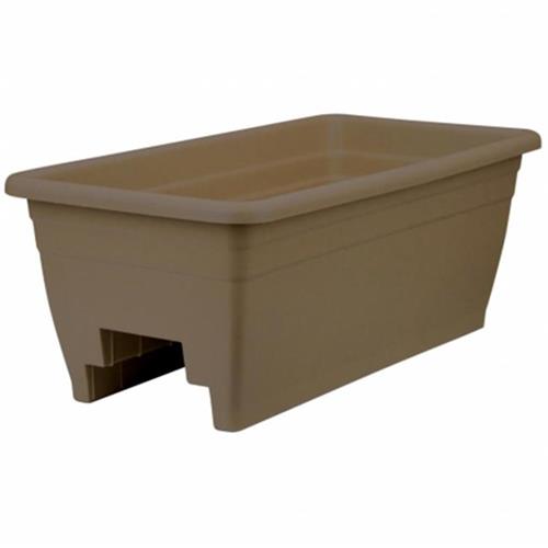 MYERS INDUSTRIES INC  Akrspx24Db0E21 Akro 24 In. Deck Rail Box Planter Chocolate