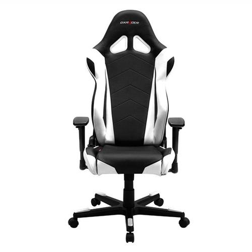 DXRacer Racing Series OH/RE0/NW Black and White Gaming Chair Gaming