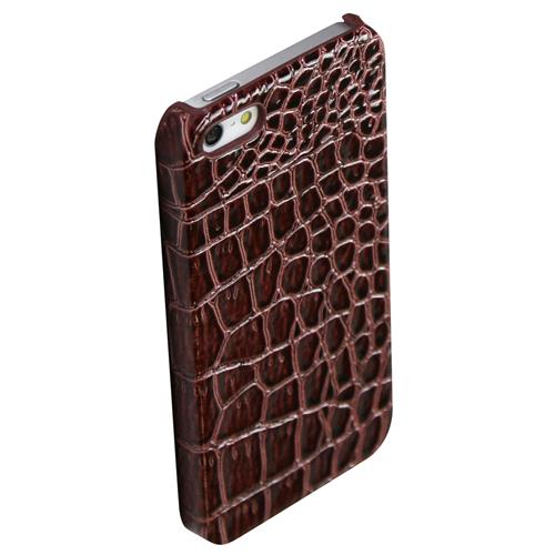 Exian Fitted Hard Shell Case for iPhone SE;iPhone 5S;iPhone 5 - Brown