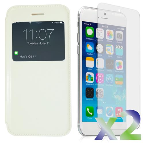 EXIAN  Fitted Soft Shell Case for Iphone 6S;iphone 6 - In White