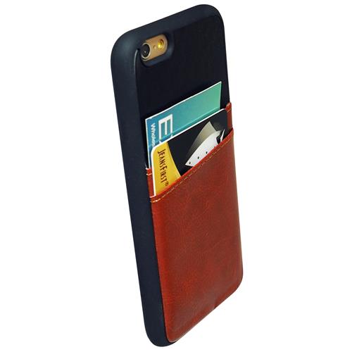 Exian Fitted Soft Shell Case for iPhone 6S Plus;iPhone 6 Plus - Brown;Black