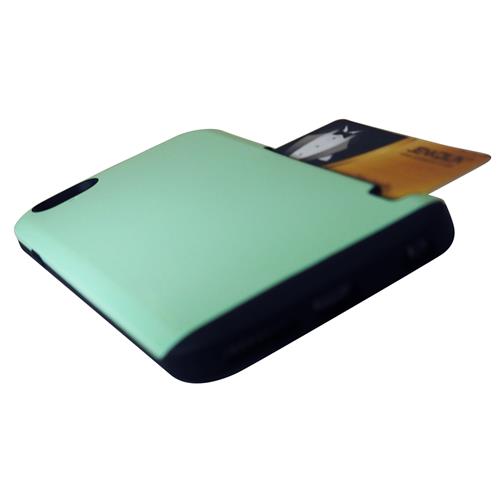 Exian Fitted Soft Shell Case for iPhone 6S Plus;iPhone 6 Plus - Teal