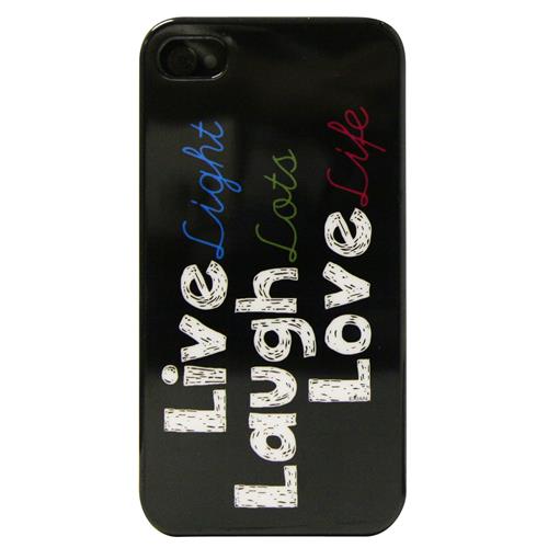 Exian Fitted Soft Shell Case for iPhone 4S;iPhone 4 - Black