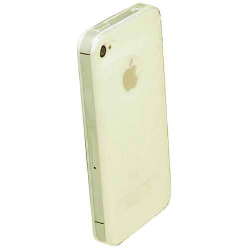 Exian Fitted Soft Shell Case for iPhone 4S;iPhone 4 - Clear