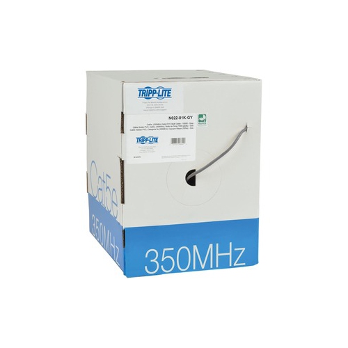 Tripp Lite Cat5e 350MHz Bulk Solid-core PVC Cable - Gray