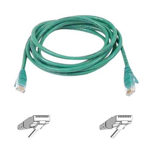 BELKIN COMPONENTS  3' Cat6 Snagless Patch Cable In Green