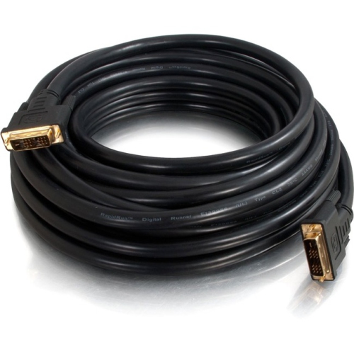 C2G 50ft Pro Series DVI-D CL2 M/M Single Link Digital Video Cable