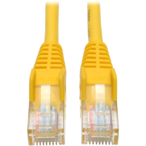 Tripp Lite 25ft Cat5e Cat5 Snagless Molded Patch Cable RJ45 M/M Yellow 25'