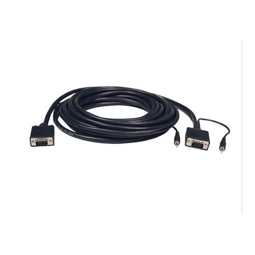 Tripp Lite VGA Coax Monitor Cable with audio, High Resolution cable with RGB coax