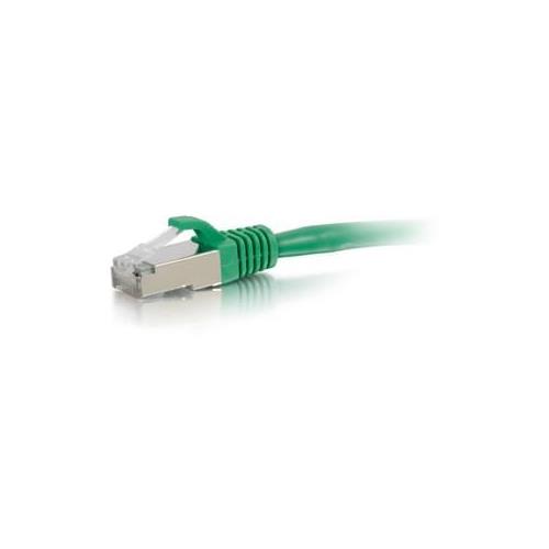 C2G 1ft Cat6 Snagless Shielded Network Patch Cable - Green