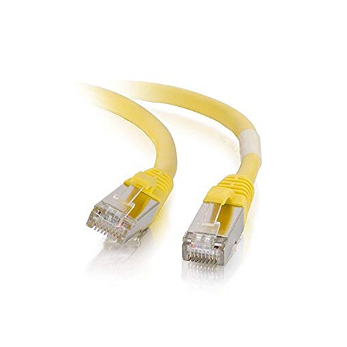 C2g 7ft Cat6 Snagless Shielded Ethernet Network Patch Cable - Yellow