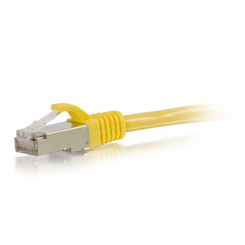 C2g 7ft Cat6 Snagless Shielded Ethernet Network Patch Cable - Yellow