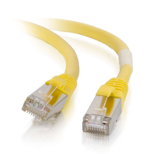 C2g 7ft Cat6 Snagless Shielded Ethernet Network Patch Cable - Yellow