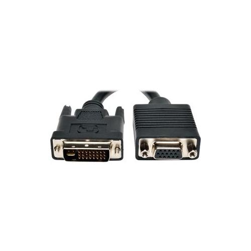 Tripp Lite 8in DVI to VGA Adapter Converter Cable DVI-I Dual Link to HD15 M/F 8"