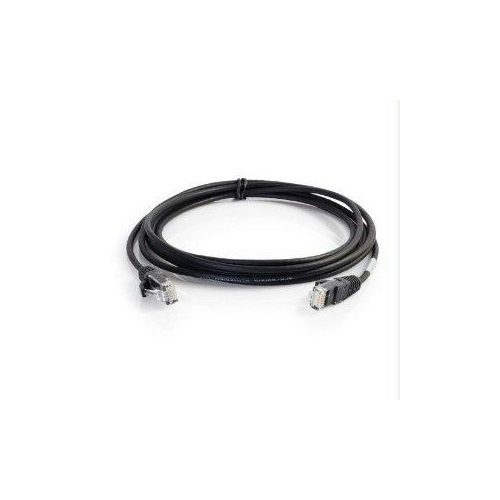 C2G 6in Cat6 Snagless Unshielded Slim Network Patch Cable - Black