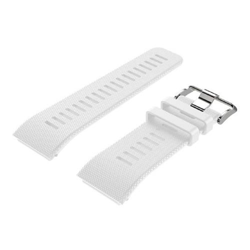 StrapsCo Silcone Band Strap for Garmin Vivoactive H in White
