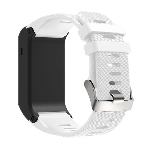 StrapsCo Silcone Band Strap for Garmin Vivoactive H in White