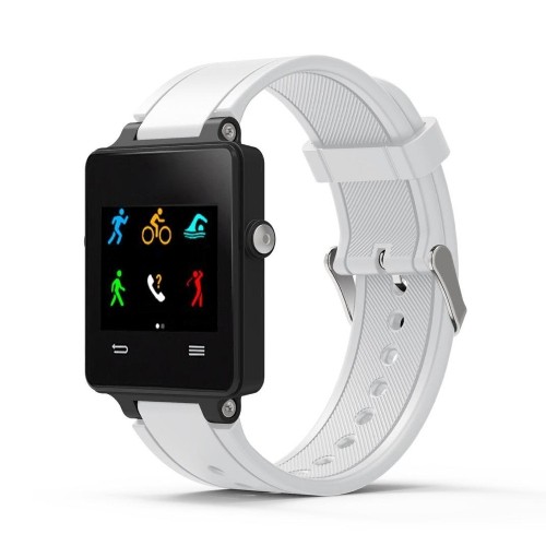 STRAPSCO  Silcone Band Strap for Garmin Vivoactive In In White