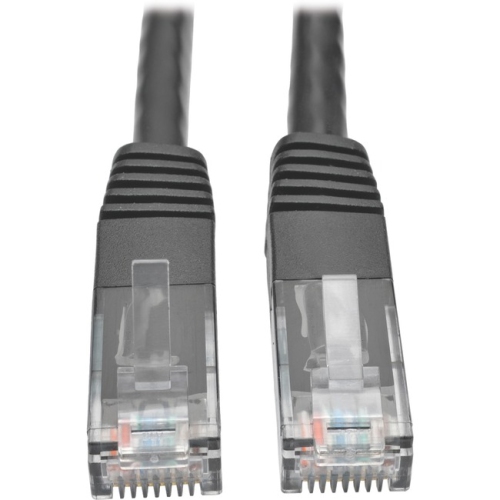 MOLDED PATCH RJ45 M/M 550MHZ BLACK 10