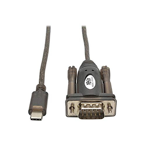 Tripp Lite USB 2.0 USB-C to DB9 Adapter Cable USB-C to RS-232 M/M 5' 5ft