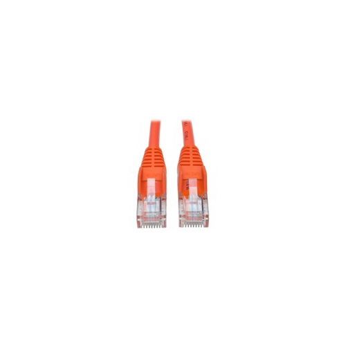Tripp Lite Cat5e 350MHz Snagless Molded UTP Patch Cable, Orange, 14 ft