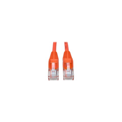 Tripp Lite Cat5e 350MHz Snagless Molded UTP Patch Cable, Orange, 25 ft