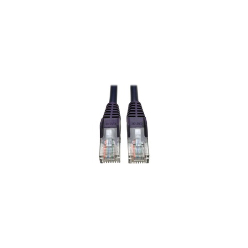 Tripp Lite Cat5e 350MHz Snagless Molded UTP Patch Cable, Purple, 25 ft