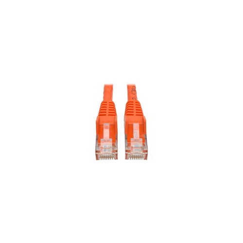 CAT6 GIGABIT SNAGLESS MOLDED ORANGE 2FT