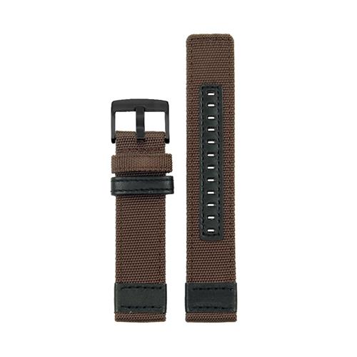 StrapsCo Canvas Band Strap for Suunto Core w/ Matte Black Buckle in Tan