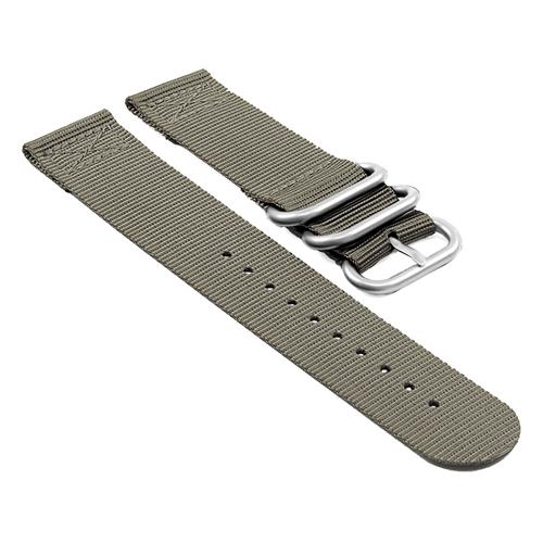 StrapsCo Nylon Band Strap for Suunto Core in Grey