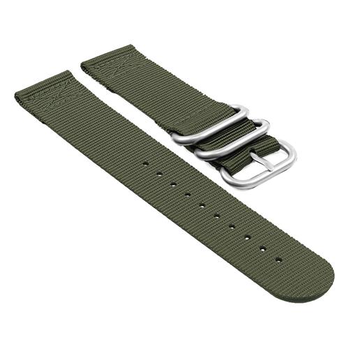StrapsCo Nylon Band Strap for Suunto Core in Green