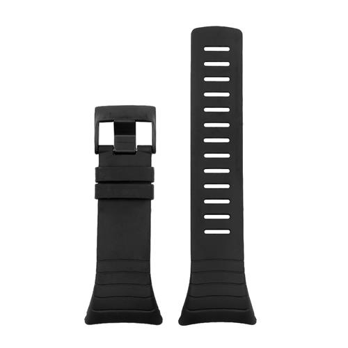 StrapsCo Silicone Band Strap for Suunto Core in Matte Black