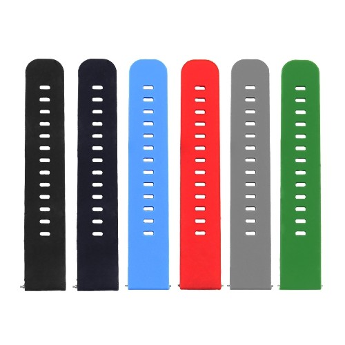 StrapsCo Silicone Rubber 18mm Quick Release Watch Strap Band for Huawei in Green