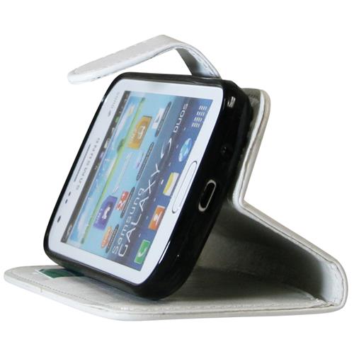 Étui souple ajusté d'Exian pour Galaxy Ace de Samsung - Blanc