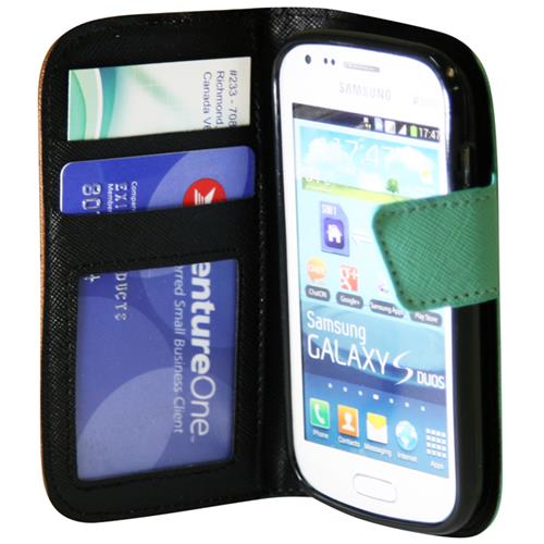 Exian Fitted Soft Shell Case for Samsung Galaxy Ace - Green