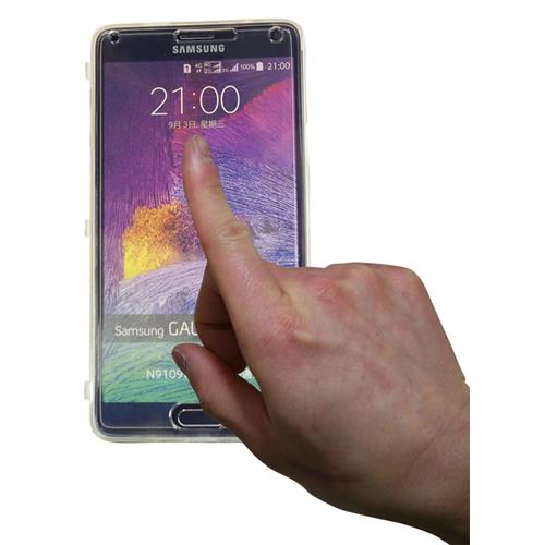 Exian Fitted Soft Shell Case for Samsung Galaxy Note 4 - Clear